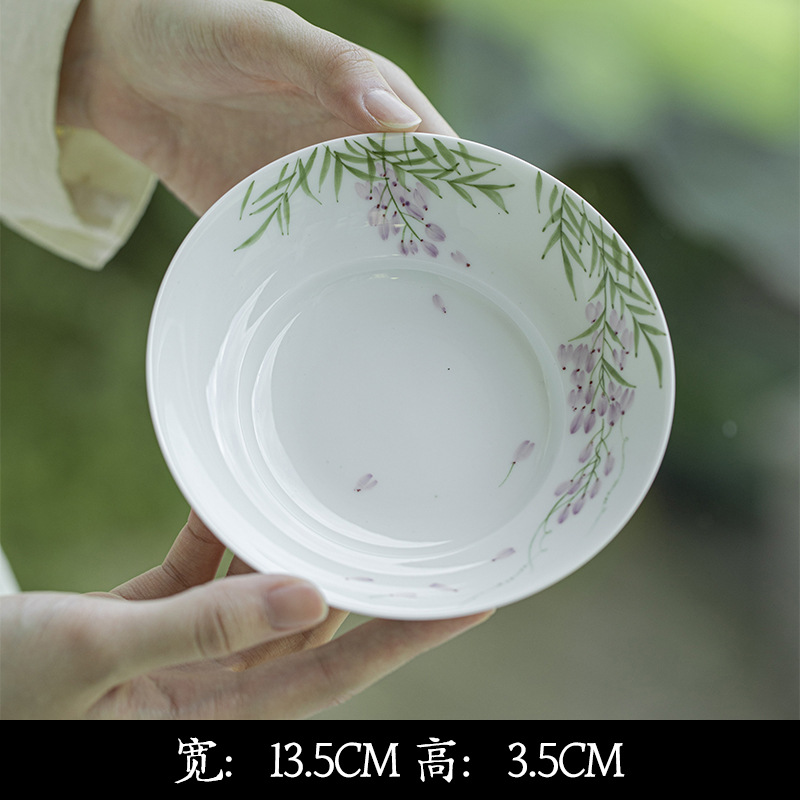 Wisteria tea set detail