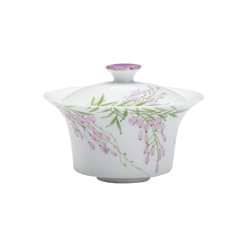 Wisteria tea set detail