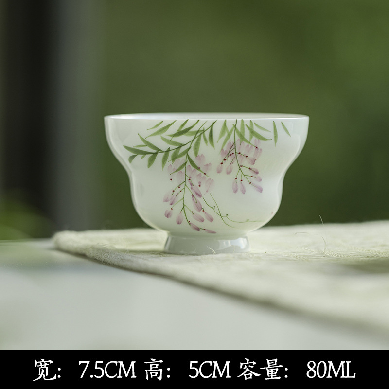 Wisteria tea set detail