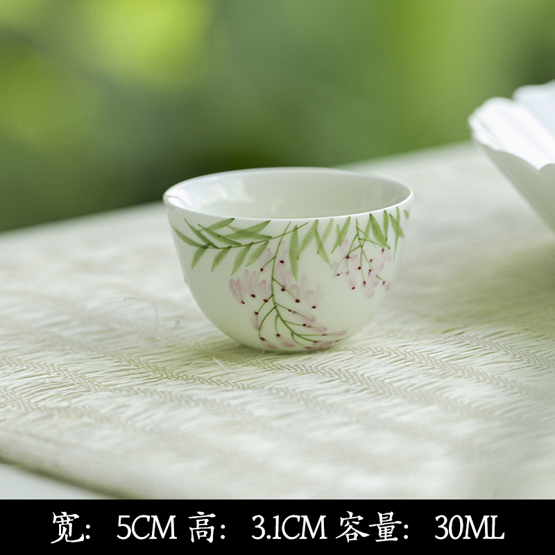 Wisteria tea set detail