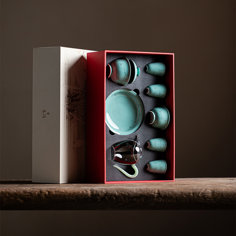 Persimmon Tea Set Detail